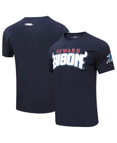 Pro Standard Men's  Navy Howard Bison University Classic T-shirt