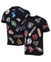 Pro Standard Men's  Black Nfl League Wordmark T-shirt In Multi