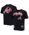 Pro Standard Men's  Navy, Red Atlanta Braves Taping T-shirt In Navy,red