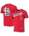 Pro Standard Men's  Red St. Louis Cardinals Taping T-shirt In Red