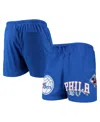 Pro Standard Men's  Royal Philadelphia 76ers Mesh Capsule Shorts In Royal