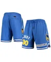 Pro Standard Men's Stephen Curry Royal Golden State Warriors Team Player Shorts In Royal