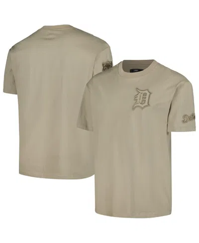 Pro Standard Men's  Tan Cleveland Guardians Neutral Drop Shoulder T-shirt