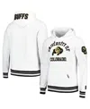 PRO STANDARD MEN'S PRO STANDARD WHITE COLORADO BUFFALOES CLASSIC STACKED LOGO PULLOVER HOODIE