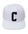 Pro Standard White Coppin State Eagles Primary Logo Evergreen Wool Snapback Hat In White