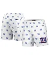 Pro Standard Men's  White New York Giants Allover Print Mini Logo Shorts In White