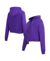 Pro Standard Men's Purple Los Angeles Lakers Triple Tonal Full-zip Hoodie In Purple