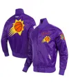 Pro Standard Men's Purple Phoenix Suns 2024/25 City Edition Chenille Satin Full-snap Jacket In Purple