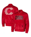 Pro Standard Men's Red Cincinnati Reds City Connect Satin Full-snap Jacket In Red