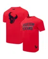 Pro Standard Men's Red Houston Texans Alternate Logo T-shirt In Red