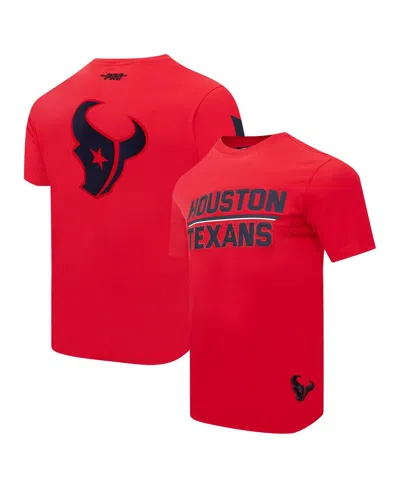 Pro Standard Men's Red Houston Texans Alternate Logo T-shirt