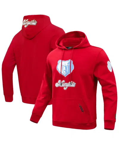 Pro Standard Men's Red Memphis Grizzlies 2024/25 City Edition Pullover Hoodie