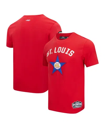 Pro Standard Men's Red St. Louis Cardinals 2024 Rickwood Classic T-shirt
