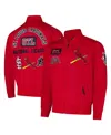 Pro Standard Men's Red St. Louis Cardinals Area Code Twill Full-zip Jacket In Red