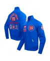 Pro Standard Men's Royal Chicago Cubs Area Code Twill Full-zip Jacket In Royal