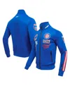 Pro Standard Royal Chicago Cubs Fast Lane Full-zip Track Jacket In Royal