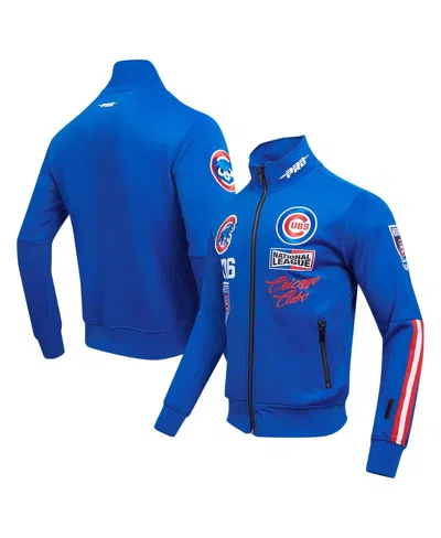 Pro Standard Royal Chicago Cubs Fast Lane Full-zip Track Jacket
