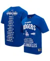 Pro Standard Men's Royal Los Angeles Dodgers Oversized City Tour T-shirt In Royal