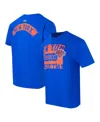 Pro Standard Men's Royal New York Knicks Made To Play Drop Shoulder T-shirt In Royal