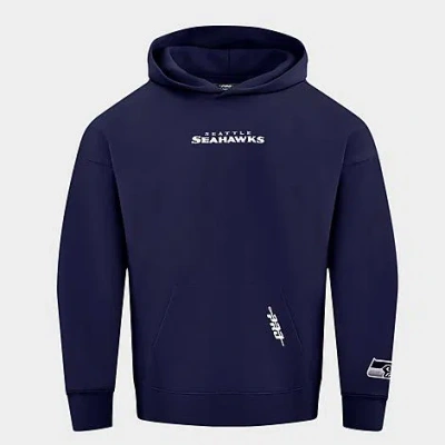 Pro Standard Men's Seattle Seahawks Nfl Wingspan Fleece Pullover Hoodie In Pattern