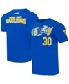 Pro Standard Men's Stephen Curry Royal Golden State Warriors City Ransom T-shirt In Blue