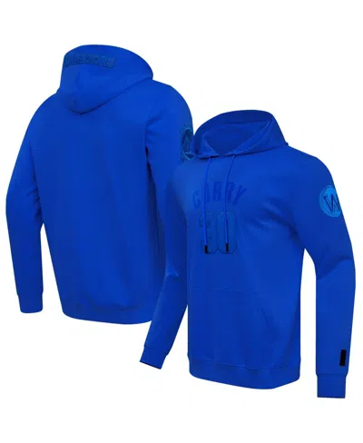 Pro Standard Men's Stephen Curry Royal Golden State Warriors Triple Tonal Player Pullover Hoodie
