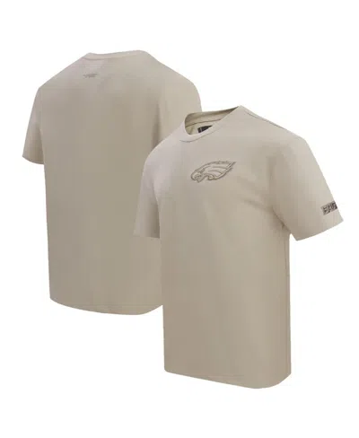 Pro Standard Men's Tan Philadelphia Eagles Drop Shoulder T-shirt