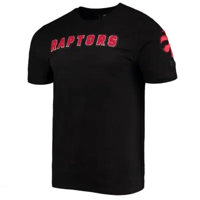 Pro Standard Men's Toronto Raptors Chenille Tee In Black