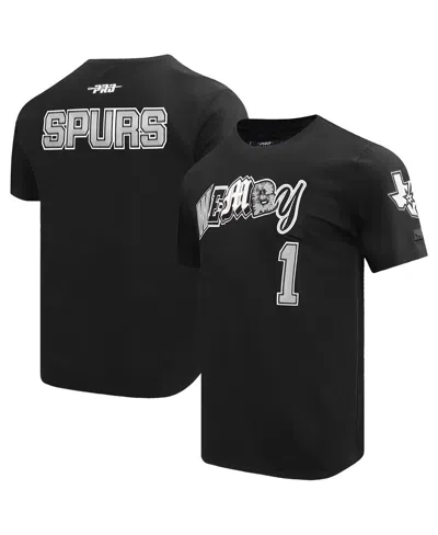 Pro Standard Men's Victor Wembanyama Black San Antonio Spurs City Ransom T-shirt