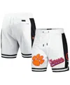 Pro Standard Men's White Clemson Tigers Script Tail Dk 2.0 Shorts In White