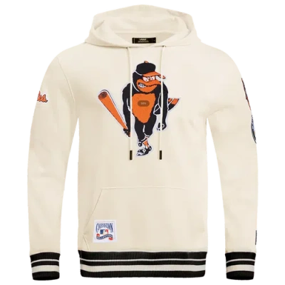 Pro Standard Mens Baltimore Orioles Retro Classic Fleece Po Hoodie In Neutral