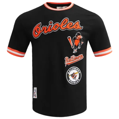 Pro Standard Mens Baltimore Orioles  Orioles Retro Classic Dk Tee In Orange/black