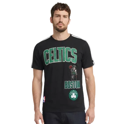 Pro Standard Mens Boston Celtics Boston Celtics Retro Classic Sj Striped Tee In Black