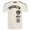 Pro Standard Mens Brooklyn Nets  Nets Retro Classic Sj Striped Tee In Eggshell/black
