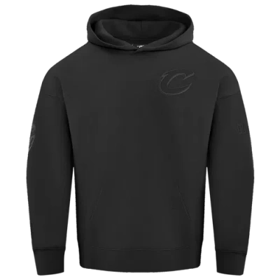 Pro Standard Mens Cavaliers Neutral Drop Shoulder Flc Po Hoodie In Black