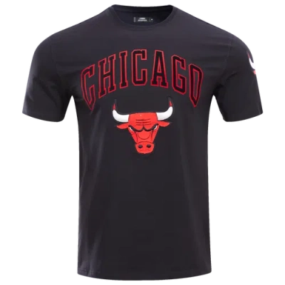 Pro Standard Mens Chicago Bulls Bulls Classic Bristle Sj Tee In Black