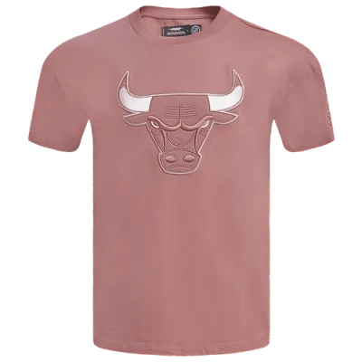 Pro Standard Mens Chicago Bulls  Bulls Clay Drop Shoulder T-shirt In Pink