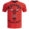 Pro Standard Mens Chicago Bulls  Bulls Old English Sj Tee In Red