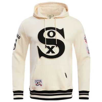 Pro Standard Mens Chicago White Sox Retro Classic Fleece Po Hoodie In Neutral