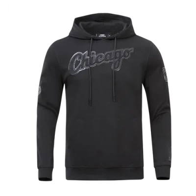 Pro Standard Mens Chicago White Sox Triple Black Dk Po Hoodie