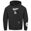 Pro Standard Mens Dodgers Pullover Hoodie In Black