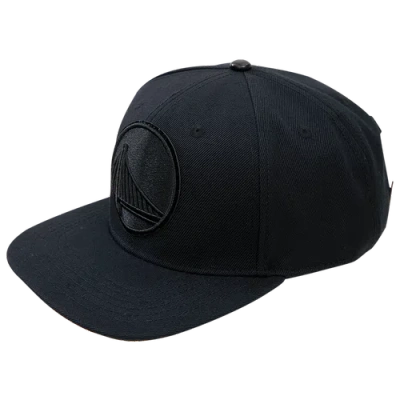 Pro Standard Mens Golden State Warriors  Warriors Bob Logo Snapback Hat In Black/black