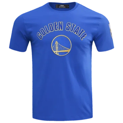 Pro Standard Mens Golden State Warriors Warriors Classic Bristle Sj Tee In Royal Blue