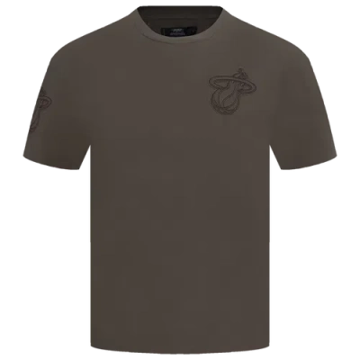 Pro Standard Mens Heat Neutral Cj Drop Shoulder Tee In Dark Taupe