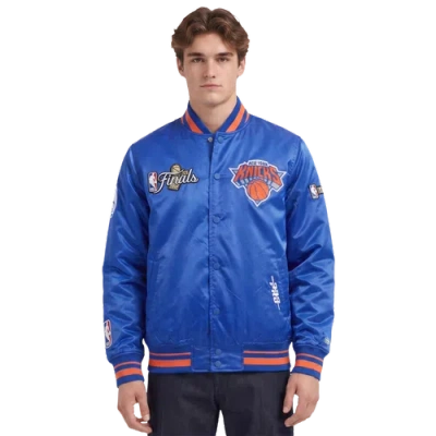 Pro Standard Mens Knicks Nba Finals 2026 Pro Satin Yd Rib Jacket