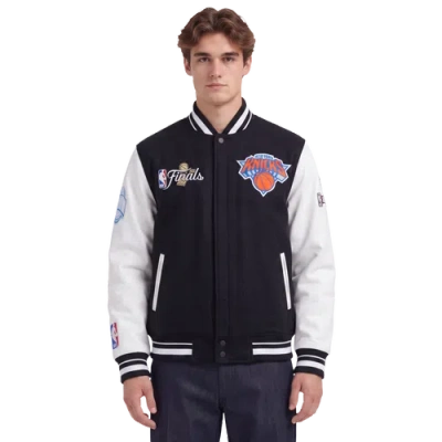 Pro Standard Mens Knicks Nba Finals 2026 Rib Wool Varsity Jacket