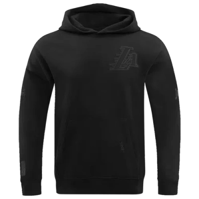 Pro Standard Mens Lakers Pullover Hoodie In Black