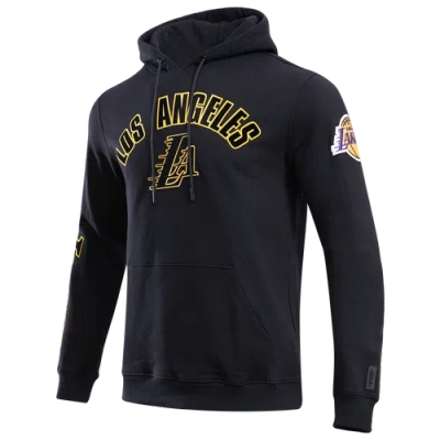 Pro Standard Mens Los Angeles Lakers  Lakers Logo Hoodie In Black