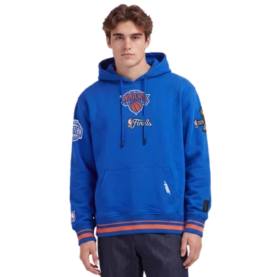Pro Standard Mens New York Knicks Nba Finals 2026 Rib Flc Po Hoodie In Blue