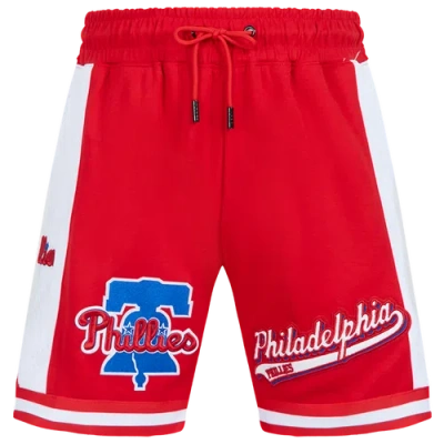 Pro Standard Mens  Phillies Script Tail Dk 2.0 Short In Red